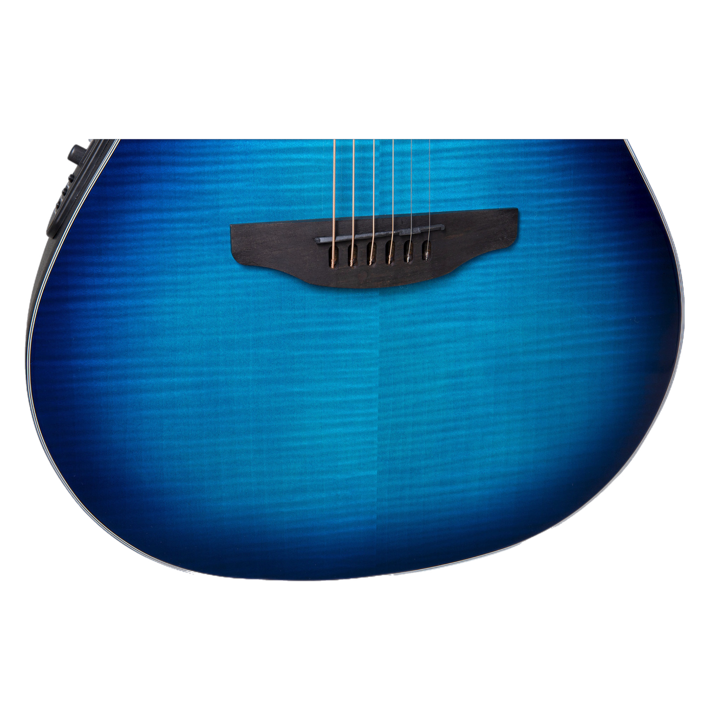 Ovation - Celebrity CS24P-BLFL-G, blue, flamed maple, mid-cut