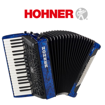 Accordeon-chromatique-Hohner-Bravo-III-96-Silent-Key-bleu