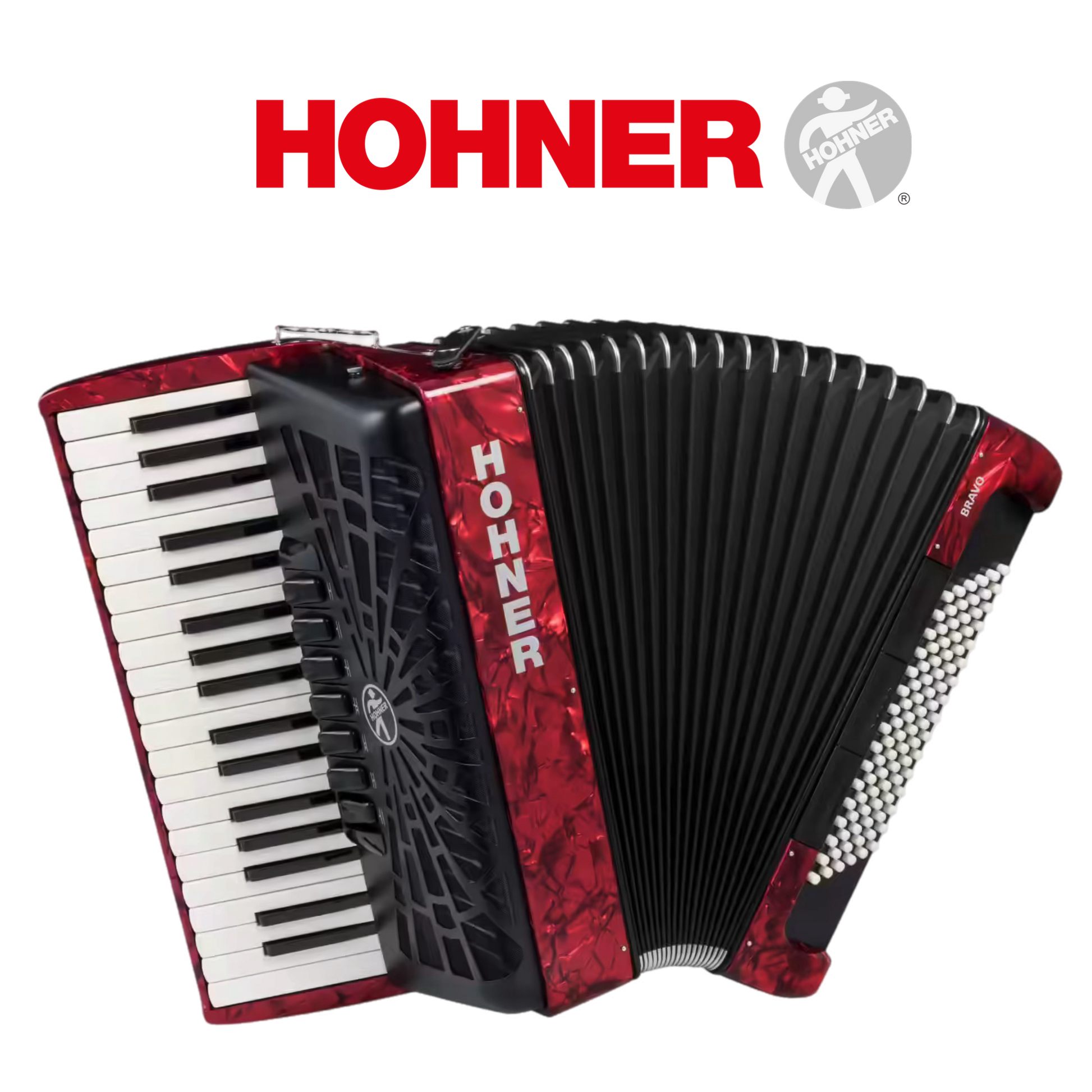 Accordeon-chromatique-Hohner-Bravo-III-96-Silent-Key-rouge