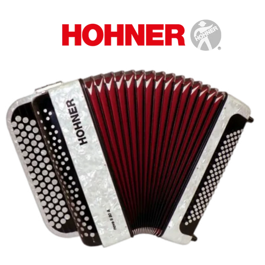 Accordéon chromatique Hohner Nova II 60 blanc