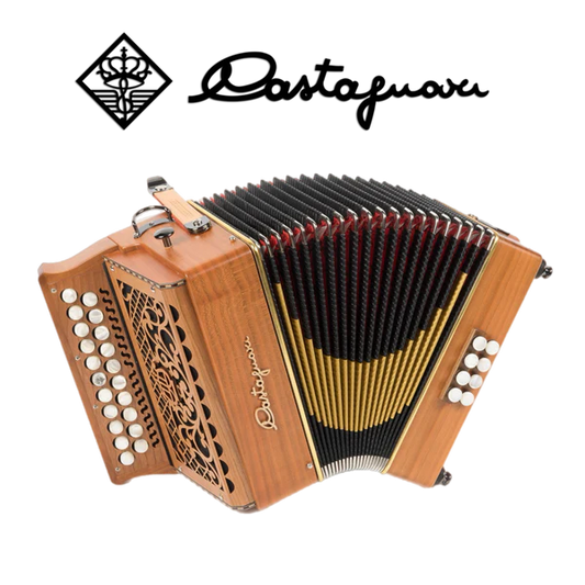 Accordéon diatonique Castagnari 
Sharon en bois de cerisier