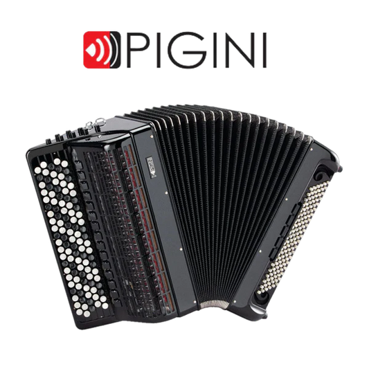 Accordéon chromatique pigini sirius millenium noir à bouton